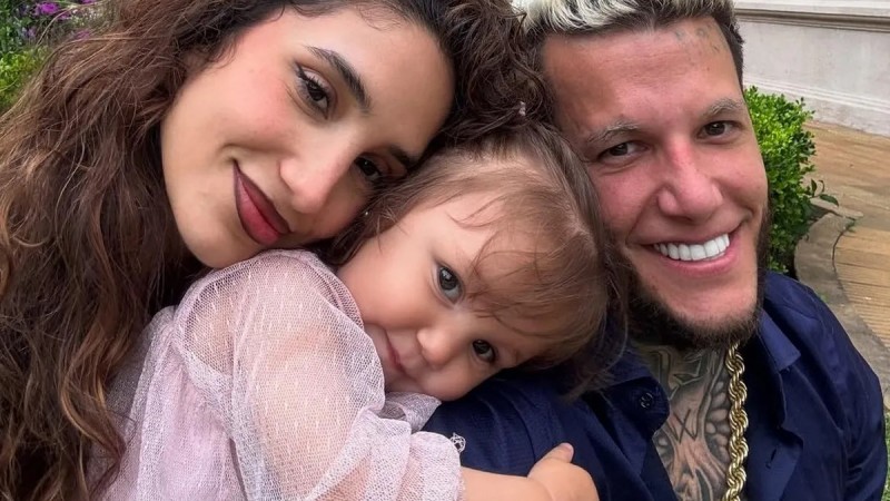 Foto familiar: Álex Caniggia, Melody Luz y Venezia se mostraron juntos